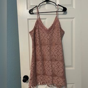 Women’s single strap mid length dress